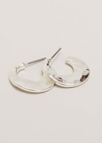 Phase Eight Irregular Hoops Jewellery Silver Canada | NPRQBY-243